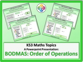 Order of Operations: BODMAS for KS3