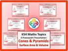 Cones and Pyramids: Surface Area & Volume for KS4