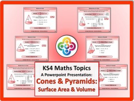 Cones and Pyramids: Surface Area & Volume for KS4