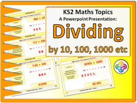 Dividing by 10, 100, 1000 for KS2