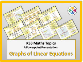 Graphs of Linear Equations for KS3