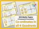 Co-ordinates in all four Quadrants for KS3