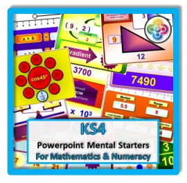 Key Stage 4 Powerpoint Mental Starters: Foundation and Higher