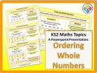 Ordering Whole Numbers for KS2