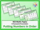 Putting Numbers in Order for KS3