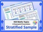 Stratified Sample for KS4