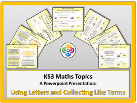 Using Letters and Collecting Like Terms for KS3