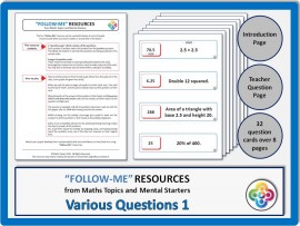 Various Questions 1:  Follow Me PDF