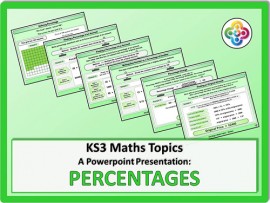 Percentages for KS3